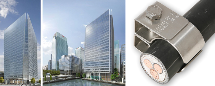 ellis fire proof cleats installed canary wharf