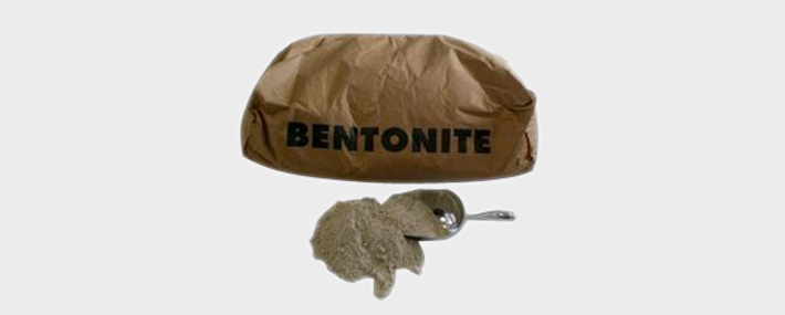 Different forms of bentonite powder granules