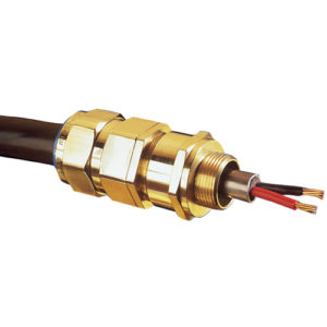 E2WF Brass Flameproof (ATEX) Cable Glands - ETS Cable Components