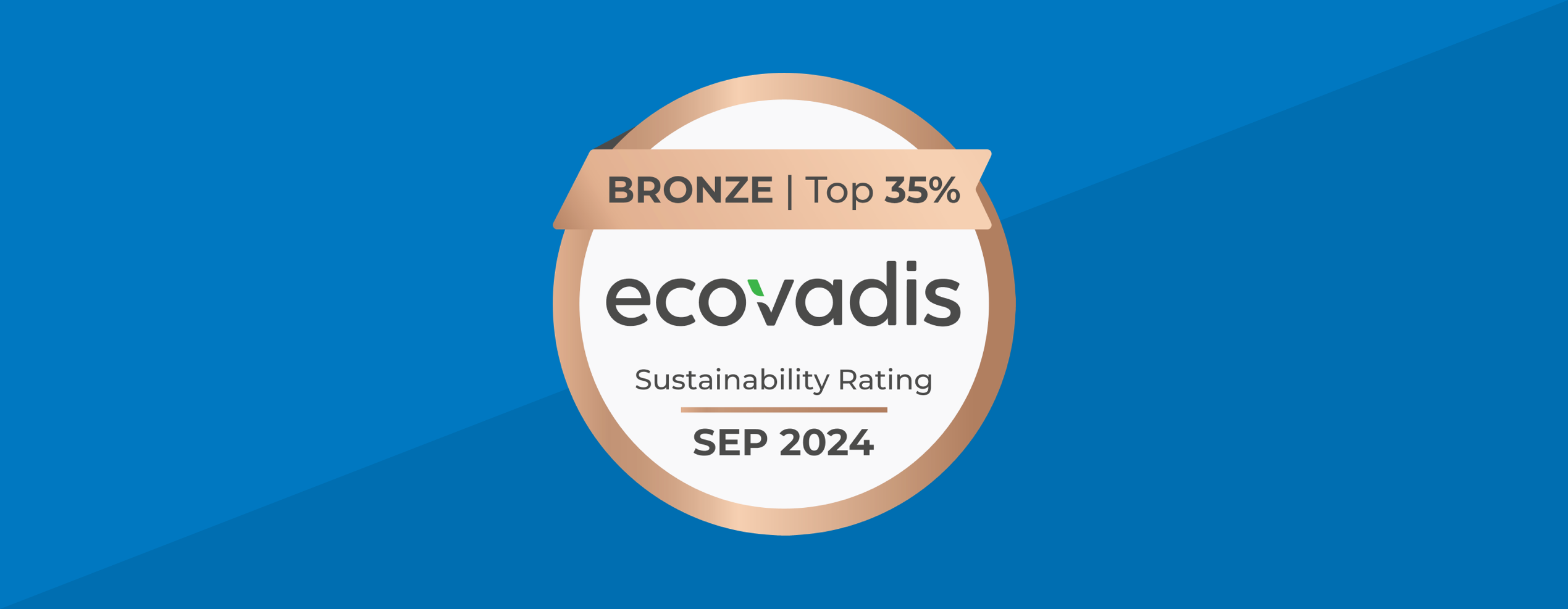 EcoVadis bronze badge